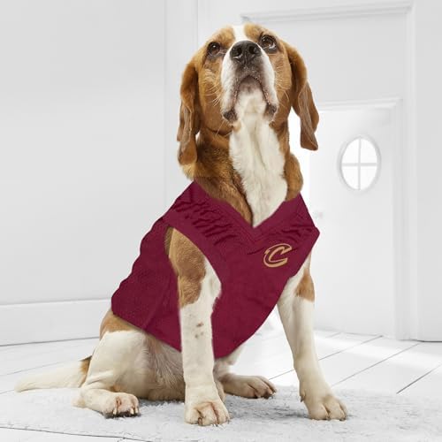 Pets First NBA CLEVELAND CAVALIERS DOG Jersey, Medium - Tank Top Basketball Pet Jersey