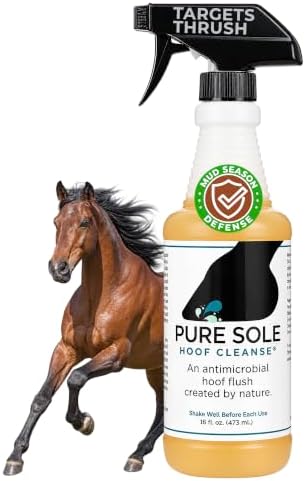 Pure Sole Hoof Cleanse Thrush Treatment Spray for Horses, 16 oz