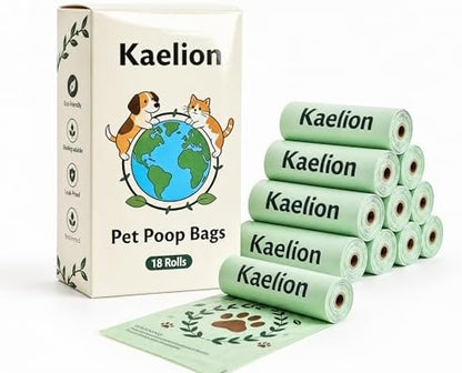 Compostable Dog Poop Bags, 270 Lavender Scented Waste Bags