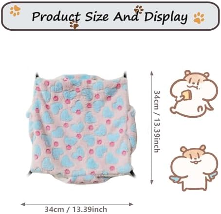Guinea Pig Hammock for Cage 13.3X13.3,Sugar Glider Hammock,Reusable