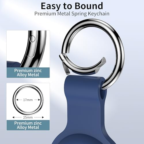 Compatible for AirTag Holder Keychain for Apple Air Tag 1st&2nd Generation