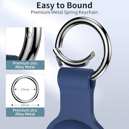 Compatible for AirTag Holder Keychain for Apple Air Tag 1st&2nd Generation