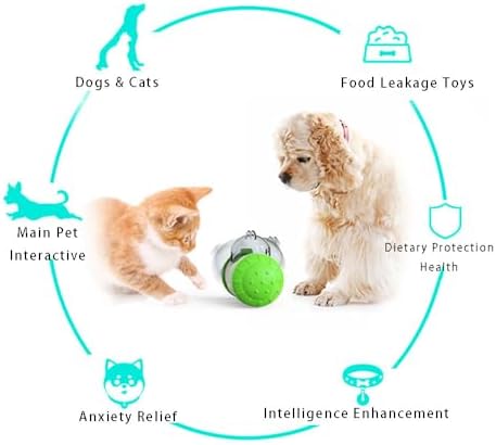 Dbeans Flourishing Interactive Treat Ball for Rabbits & Guinea Pigs - Enrichment Foraging Toys for Boredom