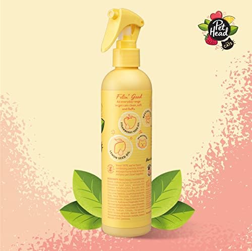 Pet Head Felin' Good Cat Dry Clean Spray | Fruity Scent | 10.1 fl. oz.