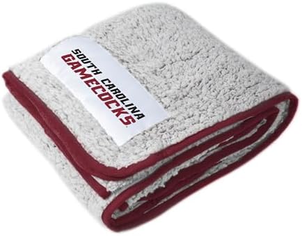 Logo Brands Officially Licensed NCAA Unisex Frosty Fleece Blanket, One Size, Team Color