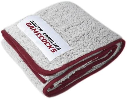 Logo Brands Officially Licensed NCAA Unisex Frosty Fleece Blanket, One Size, Team Color