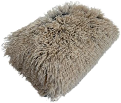 PJYuCien Lightweight and Portable Soft Pet Blanket, 16"x24", Beige