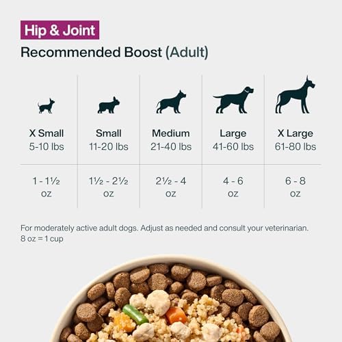 JustFoodForDogs JustFresh Boost Hip & Joint Support Dog Food Topper -8 Pack