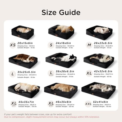 Bedsure Orthopedic XL Pro Dog Bed Extra Large with Removable Washable Cover
