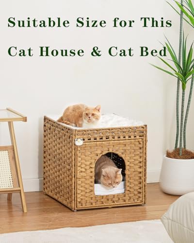 SETVSON Cat Bed Pad for Indoor Cats, 19.3*17.7*1.57 inch Soft Small Pet Bed, Double Sided Washable Cat Bed Dog Bed, Self Heating Pet Pad, Indoor Breathable Pet Mat for Small, Medium, Large Cats Puppy