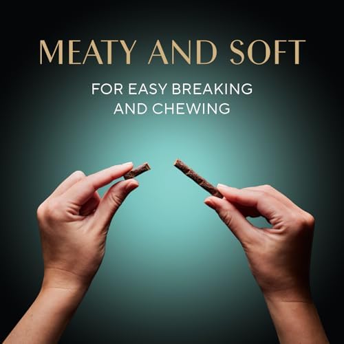 Sheba Meaty Tender Sticks Soft Cat Treats, Tuna Flavor, 5 Count, 10 Pack