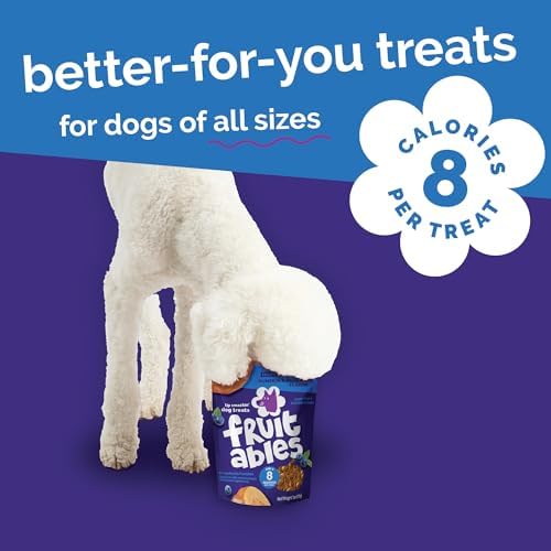 Fruitables Baked Dog Treats, Low Calorie Treats, Pumpkin & Blueberry, 12oz