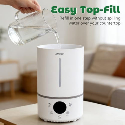 Reptile Humidifier and Fogger, 4L Plant Mister with Dual Probes and Tubes for Two Terrariums, Constant Humidity Setting, 48H Runtime