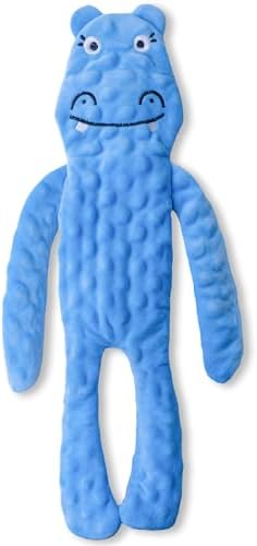 SHARLOVY No Stuffing Dog Toys Squeaky for Large Dogs, Crinkle Puppy Teething Toys to Keep Them Busy, Plush Interactive Doggie Long Lasting Chews for Aggressive Chewers