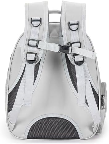 Cat Backpack Carrier Bubble Carrying Bag (Gray)
