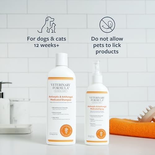 Veterinary Formula Clinical Care Antispetic and Antifungal Shampoo and Spray