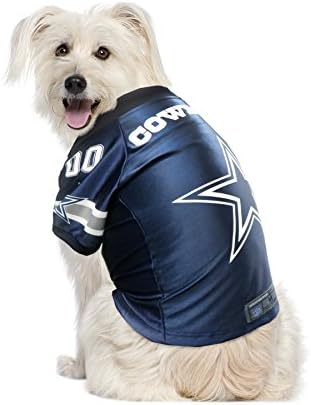 Littlearth NFL Dallas Cowboys Premium Pet Jersey, Team Color, Medium