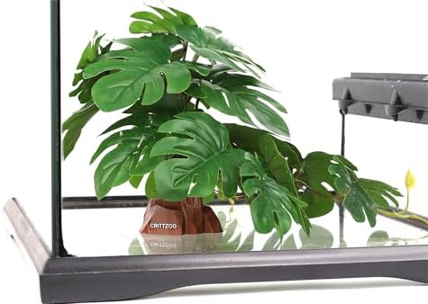 Reptile Fake Plants Terrarium Decor fit Leopard Gecko Ball Python