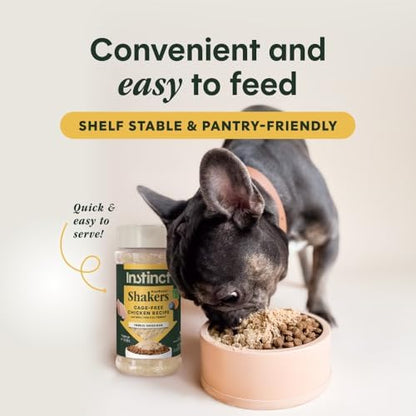 Instinct Freeze Dried Shakers, Dog Food Topper, Chicken, 5.5 oz.