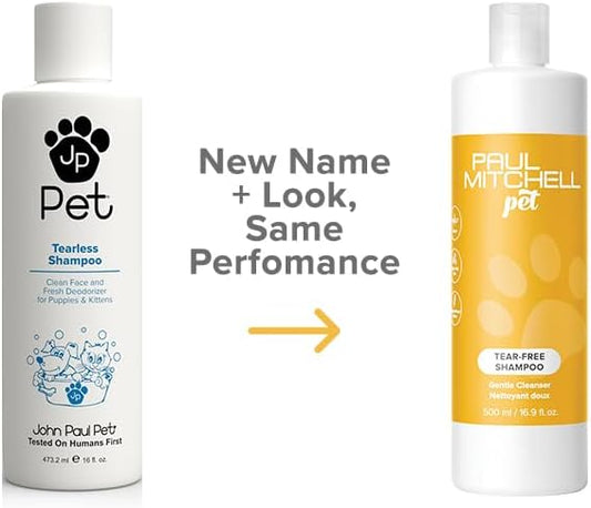 Paul Mitchell Pet Tear-Free Shampoo, Gentle Cleanser, 16.9 fl oz