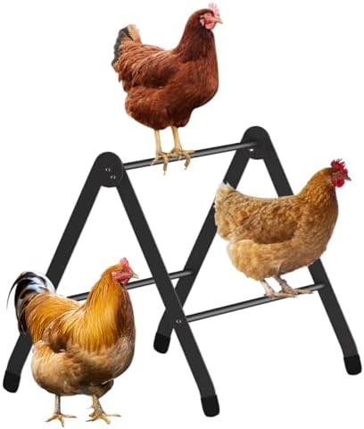 Koutemie Adjustable Chicken Perch for Coop, Large