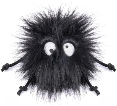 P.L.A.Y. Cute Plush Cat Toys - Feline Frenzy Animal Critter Themed Catnip Filled Toy, Great for Adult Cats and Kittens - Machine Washable, Recycled Materials, Crinkles, Rope Knots (Frisky Furball)