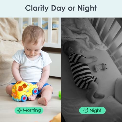 YOTON Indoor Security Camera for Baby Monitor, Home & Pets, 2.4G Wi-Fi