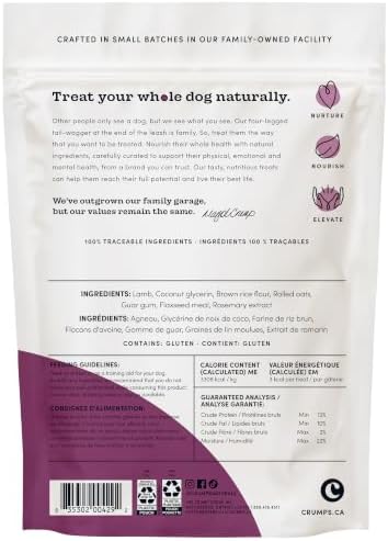 Crumps' Naturals Mini Trainers Semi-Moist Lamb 10.6oz