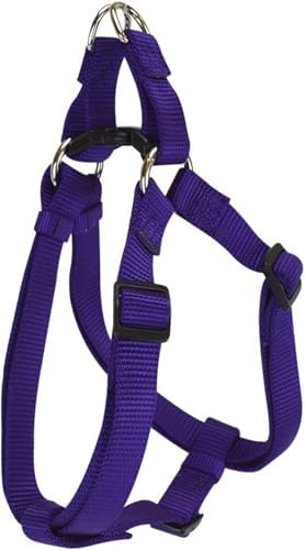 Hamilton Adjustable Nylon Step-in Dog Harness, XS 3/8" x 10-16", Purple