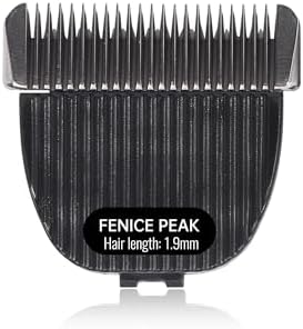 10FC Low Noise Pet Dog Grooming Clippers Replacement Blade Ceramic Edge Detachable Steel Pet Clipper Blade with Cutting Length of 1.9mm 1/13'' (1 Count)