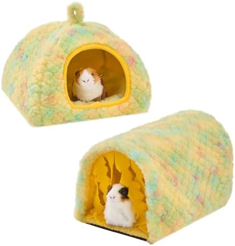 Avont 2-Pack Guinea Pig Tunnel & Hideout Bed Set