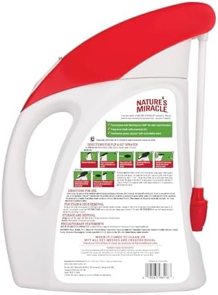Nature's Miracle Dog Urine Destroyer Plus, Enzymatic, 64 oz Flip & Go