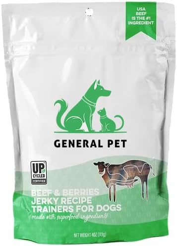 Organic Dog Treats, Sweet Potato, Beef Flavor, 4 Ounces, USDA Organic, Made in USA, for All Breeds and Ages, Training