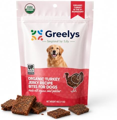 USDA Organic Turkey Recipe Soft & Chewy Dog Treats, Made in USA, Upcycled Certified®, All Life Stages, 4 oz