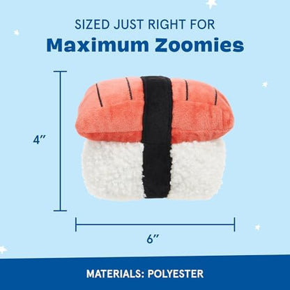 BarkBox Super Tasty Tuna Sushi Dog Toy - for Small to Medium Dogs