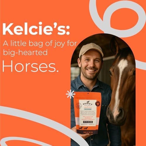 Kelcies Pumpkin Spice Horses Treats - Low Sugar, Starch, and Carbohydrates | Healthy Treats for Horse Supports Superior Digestion 1 Pound (Pack of 1)