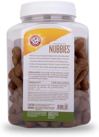 Arm & Hammer Nubbies Dental Treats Value Size, Chicken Flavor, 139 Ct, 2-Pk