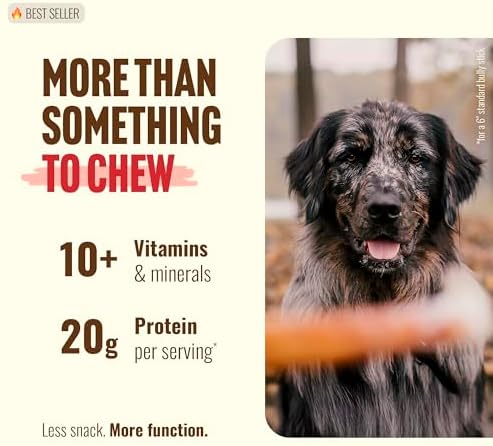 Natural Farm Odor-Free Thick Bully Sticks (6”, 18-pack) ALL-NATURAL Long-Lasting Dog Chews, 100% Beef Pizzle, Grass-Fed, Grain-Free, Protein for Muscle Development & Energy, Perfect For Medium Chewers