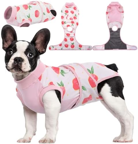 Kuoser Recovery Suit for Dogs Cats, Soft Dog Surgery Suit Female Male Spay