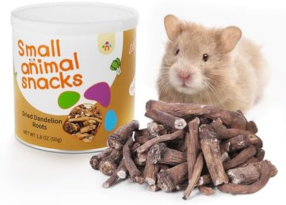 Niteangel Hamster Snack & Treats Toy: Dried Dandelion Roots No Additive