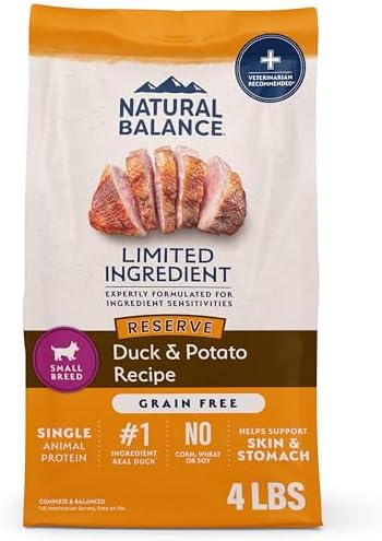 Natural Balance Limited Ingredient, Reserve Duck & Potato, 4 lb