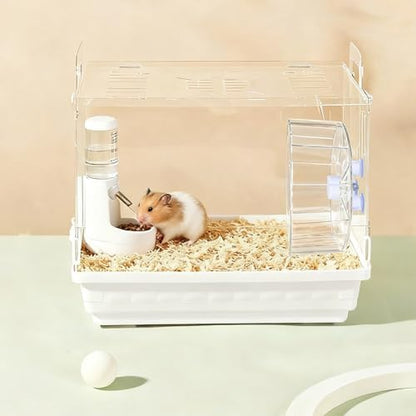 Hamster Wheel, 8.7" Super-Silent Exercise Wheels, Dual-Bearings Quiet Spinner Running Wheels, 3 Installation Methods, Fits Any Hamster Cage, Hamsters Toy for Dwarf Hamsters, Gerbils, and Small Pets.