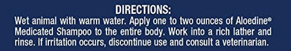 Farnam Medicated Shampoo with Aloe Vera and Iodine | Moisturizing and Gentle | for Horses, Ponies and Dogs | 16 oz