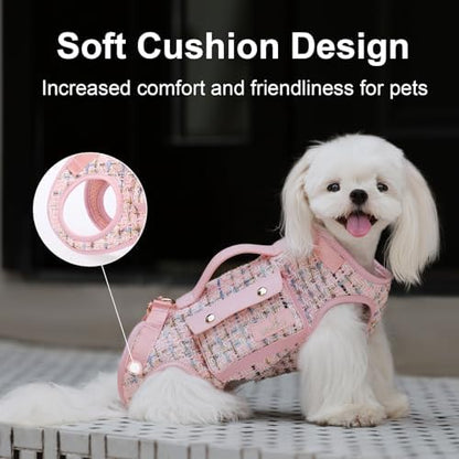 Wakytu Dog Lift Harness Dog Carrier Sling for Small Dogs & Cats,L