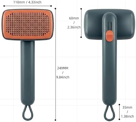Cat Brushes for Indoor Cat，Pet Steam Brush for Dog Cats Grooming Kit Supplies Hair Grooming for Long Short Hair Cats Dogs