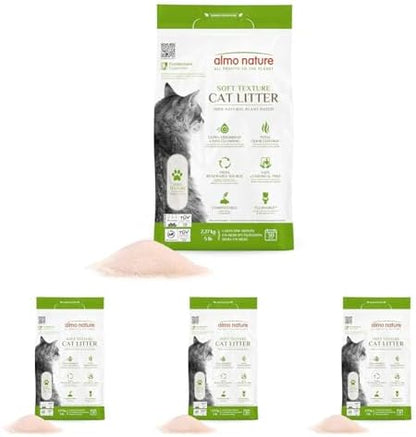 almo nature Cat Litter 2,27 Kg/5 lb (76) (Pack of 4)