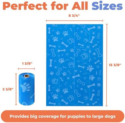 Best Pet Supplies Poop Bags for Dogs - Assorted Colors, 900 Count