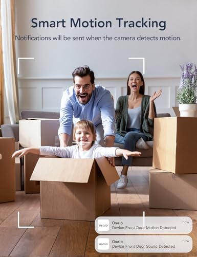 GNCC 2K Cameras for Home Security-Indoor Pan/Tilt Cameras for Baby Monitor