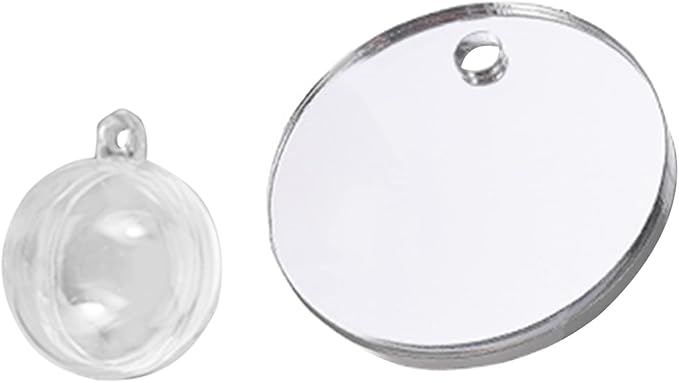 Floating Betta Exercise Mirror for Fish Tank, 5cm/6cm/7cm Round Mirror Special for Betta Fitness