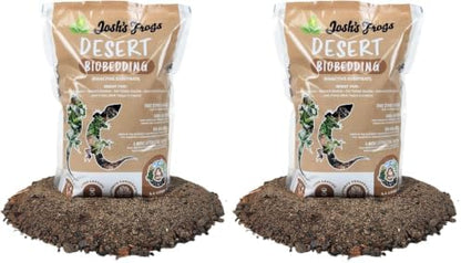 Josh's Frogs BioBedding Desert Bioactive Substrate (4 Quart) (Pack of 2)